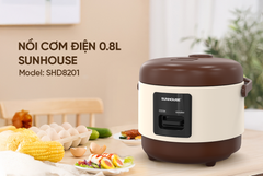 Nồi cơm điện 0.8L Sunhouse SHD8201 ảnh 6