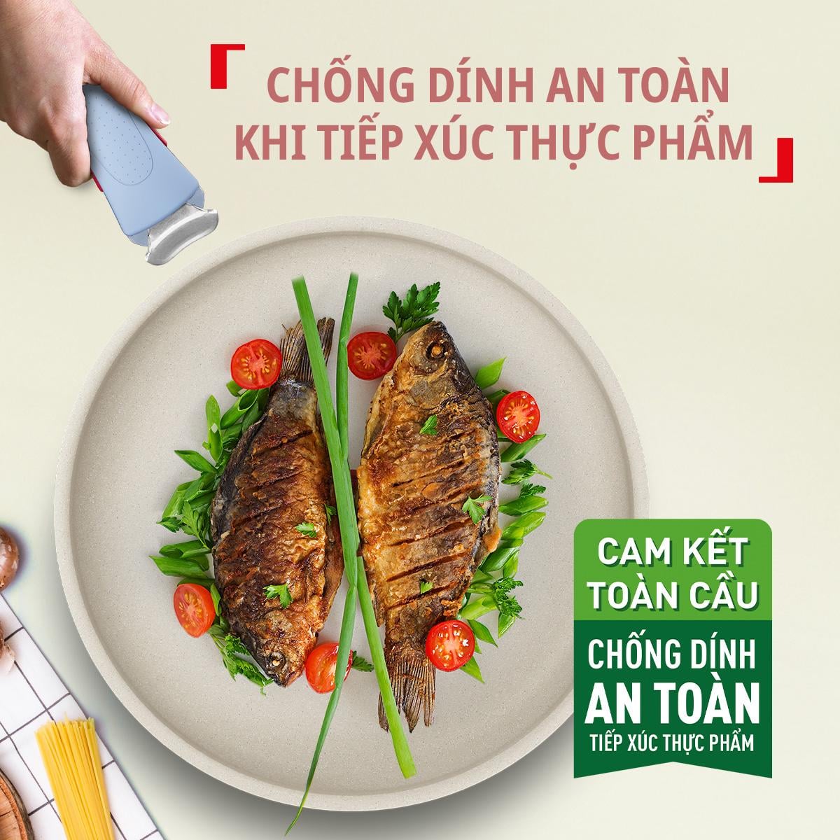 Bộ 5 nồi chảo 2 cán rời Tefal Ingenio Serenity L827SB04, 16/20/22/26/28cm, 4 nắp 16/20, xanh dương – ảnh 3