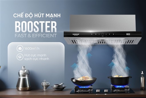 Máy hút mùi âm tủ Sunhouse SHB72015 – ảnh 2