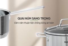 Bộ nồi inox 304 Sunhouse SHG601 ảnh 7