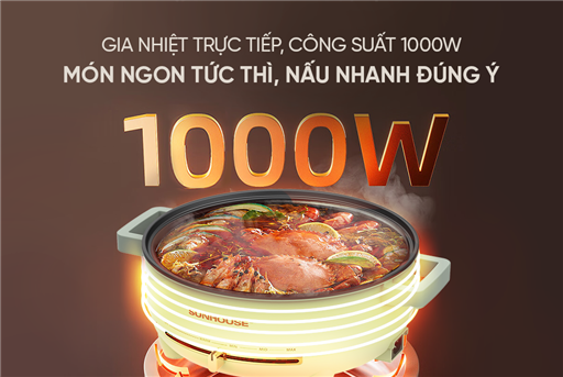 Lẩu điện đa năng 4L Sunhouse SHD4540 – ảnh 8