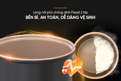 Nồi cơm điện 0.8L Sunhouse SHD8201 ảnh 8