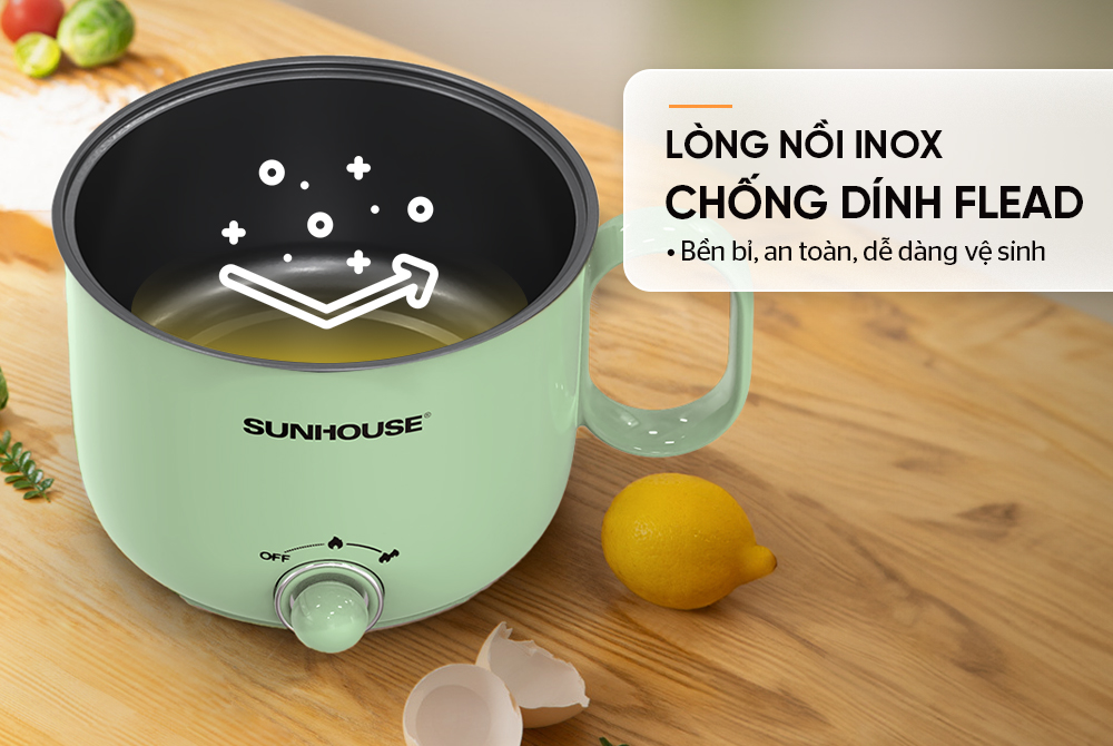 Ca lẩu điện 1.5L Sunhouse SHD4515G – ảnh 8