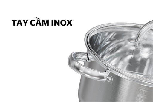 Bộ nồi inox 3 đáy Sunhouse SHG361 – ảnh 6