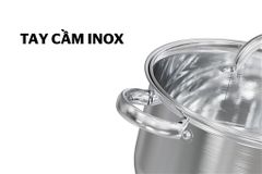Bộ nồi inox 3 đáy Sunhouse SHG361 ảnh 6