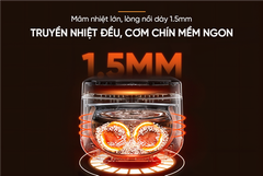 Nồi cơm điện tử 1.8L Sunhouse SHD8909B ảnh 5