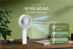 Quạt sạc mini cầm tay Sunhouse SHD7109 ảnh 8
