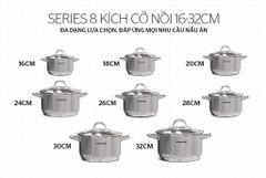 Nồi inox 3 đáy Sunhouse SHG301-16 ảnh 6