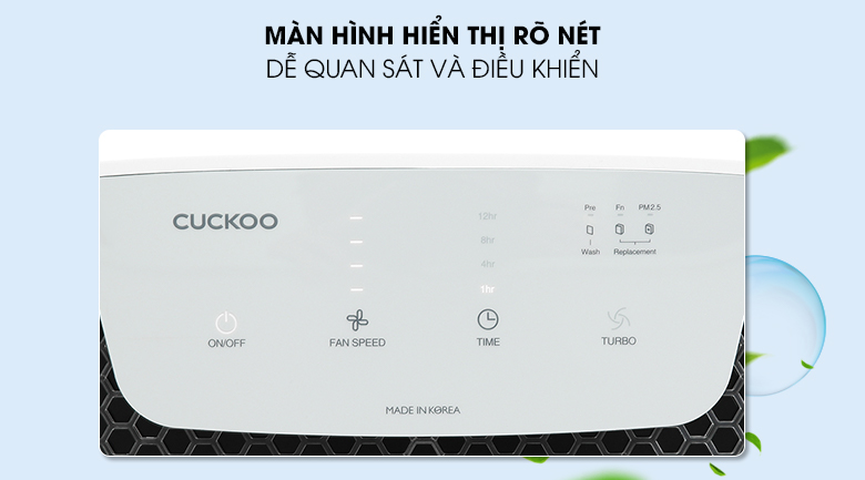 Máy lọc không khí Cuckoo CAC-C1220FW 33W – ảnh 8
