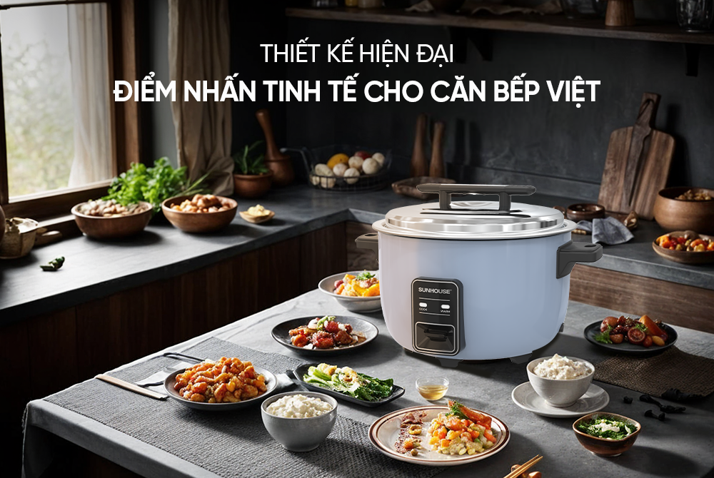 Nồi cơm điện nắp rời 5.6L Sunhouse SHD8156 – ảnh 8