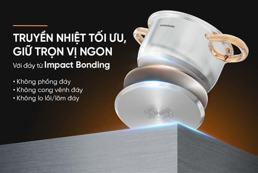 Bộ nồi inox 5 đáy Sunhouse SH781 – ảnh 7