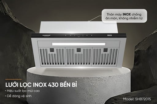 Máy hút mùi âm tủ Sunhouse SHB72015 – ảnh 5
