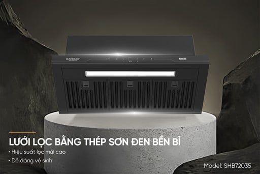 Máy hút mùi âm tủ Sunhouse SHB72035 – ảnh 5
