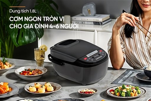 Nồi cơm điện tử 1.8L Sunhouse SHD8909B – ảnh 6