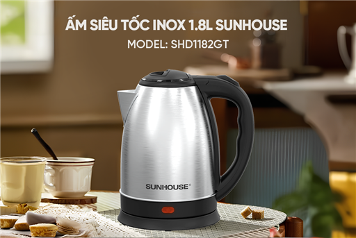 Ấm siêu tốc inox 1.8L Sunhouse SHD1182GT – ảnh 6