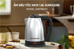 Ấm siêu tốc inox 1.8L Sunhouse SHD1182GT ảnh 6