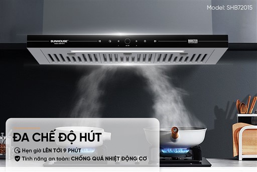 Máy hút mùi âm tủ Sunhouse SHB72015 – ảnh 6