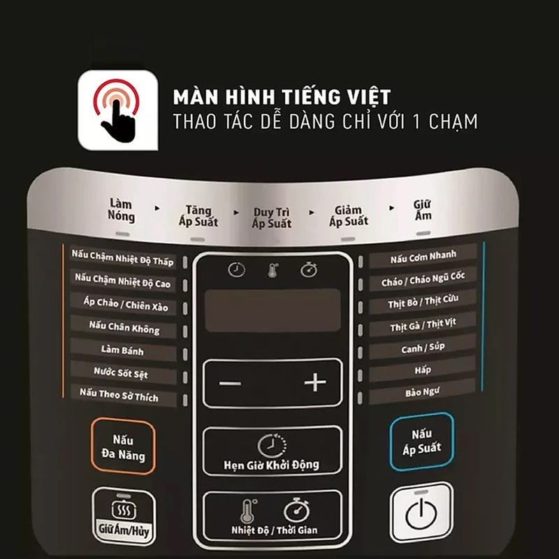 Nồi áp suất điện đa năng Tefal Home Chef CY601868 - 6L – ảnh 2