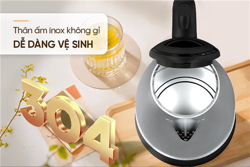 Ấm siêu tốc inox 1.8L Sunhouse SHD1182GT – ảnh 7
