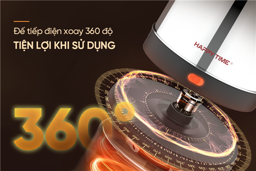 Ấm siêu tốc inox 1.8L happy time HTD1023 – ảnh 8