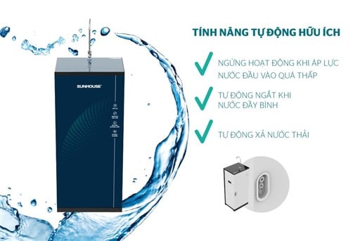 Máy lọc nước r.o 9 lõi Sunhouse SHA8838K – ảnh 8