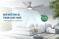 Quạt trần 5 cánh có đèn Sunhouse apex APF7683G ảnh 8