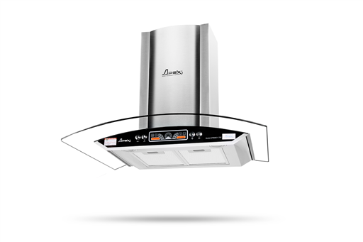 Máy hút mùi kính cong apex APB6601-70C