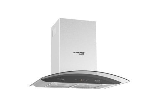 MÁY HÚT MÙI cao cấp KÍNH CONG SUNHOUSE MAMA MMB6682-70 Máy hút mùi kính cong SUNHOUSE MAMA MMB6682-70