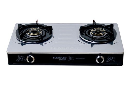 Bếp gas dương mặt inox Sunhouse Mama MMB0986