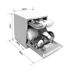 Máy rửa bát độc lập Compact Mini Rosières RDCP 8S-04 ảnh 6