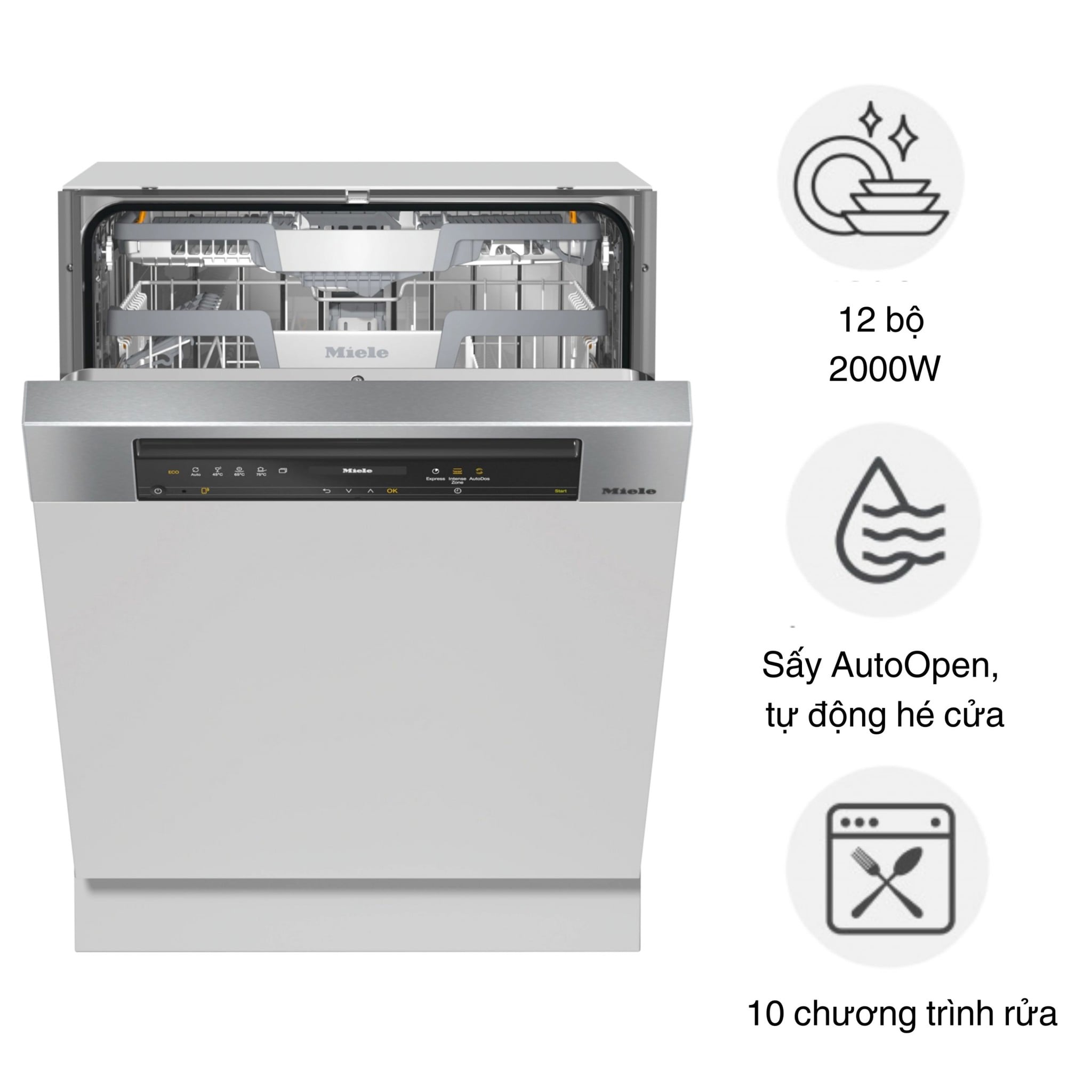 Máy Rửa Bát Miele G 7310 SCi AutoDos Bán Âm