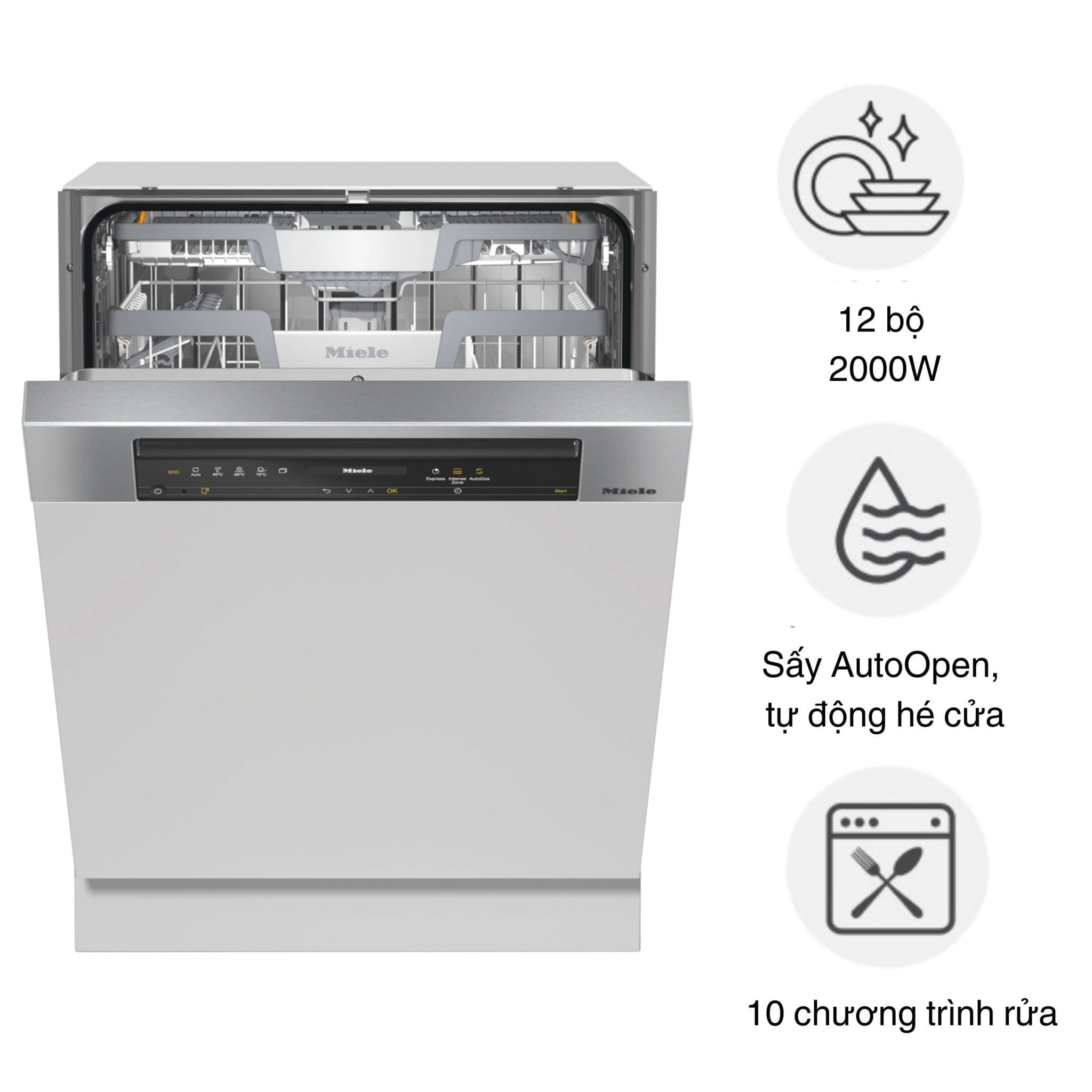 Máy Rửa Bát Miele G 7310 SCi AutoDos Bán Âm
