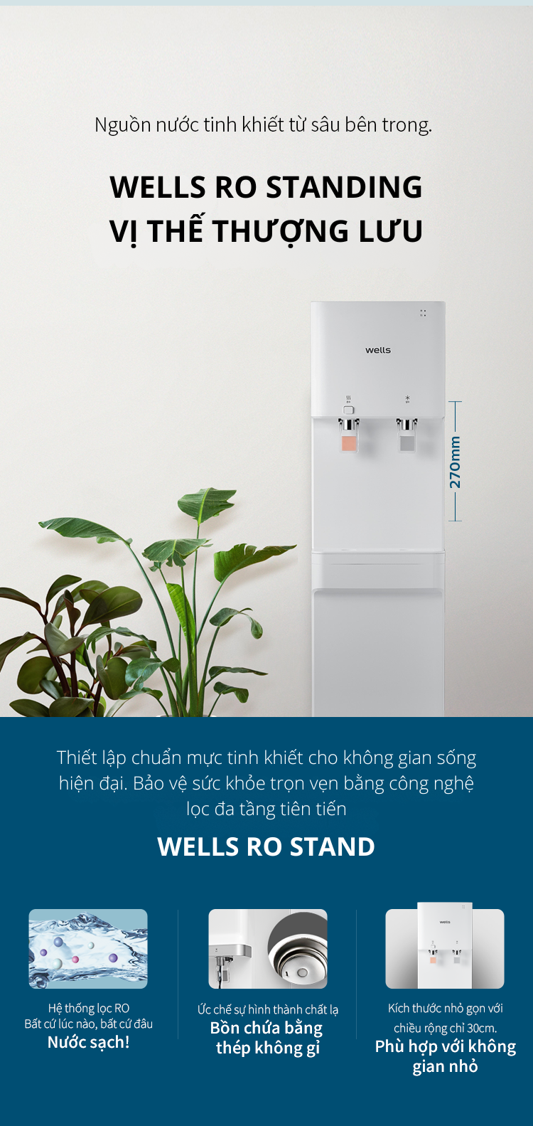 Máy lọc nước Wells RO Stand – ảnh 5
