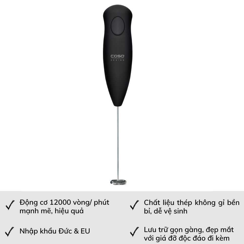 Máy Tạo Bọt Sữa Cầm Tay Caso Fomini 1610