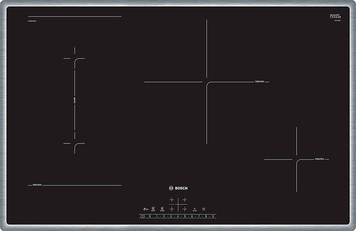 Bếp Từ Bosch PVS845FB5E 3 Vùng Nấu Series 6
