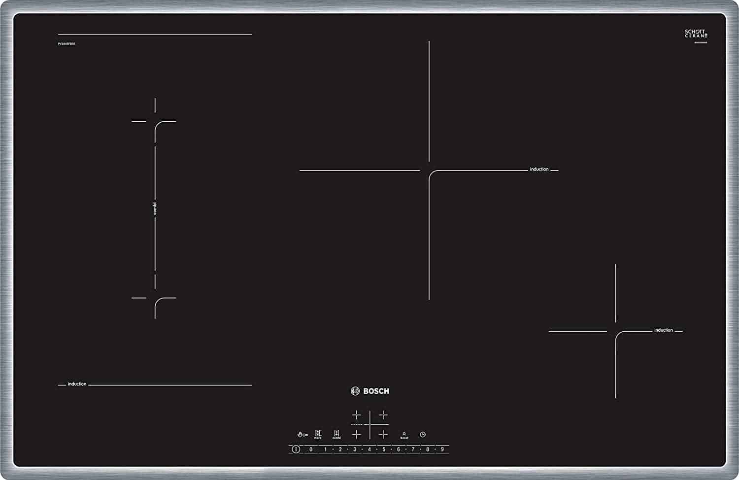 Bếp Từ Bosch PVS845FB5E 3 Vùng Nấu Series 6