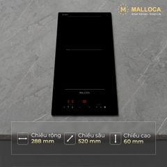 Bếp từ Domino 2 vùng nấu 30cm Flexzone Malloca MDI302FZ ảnh 3