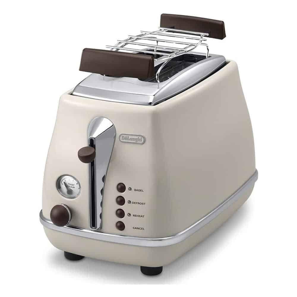 Máy Nướng Bánh Mì Delonghi Icona Vintage CTOV 2103.BG Màu Be