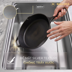 Chậu rửa chén 1 hố Inox 304 Malloca SILVER MS7743SI ảnh 2