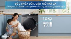 Máy giặt Samsung AI EcoBubble Inverter 12 kg WW12CGP44DSBSV ảnh 2