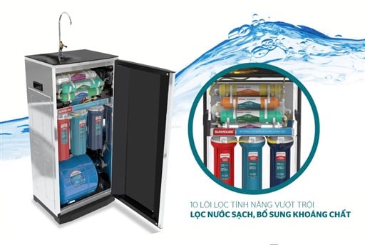 Máy lọc nước r.o 10 lõi Sunhouse SHA88510K – ảnh 4