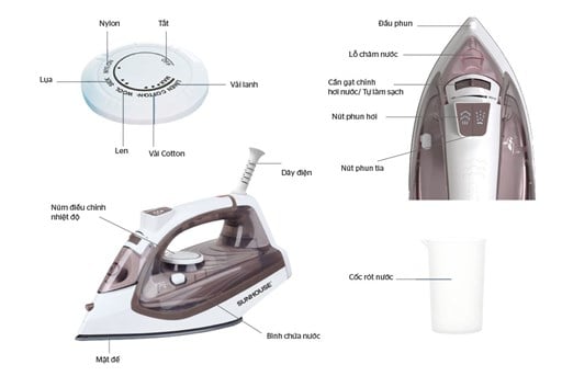 Bàn là hơi Sunhouse SHD2066 – ảnh 5