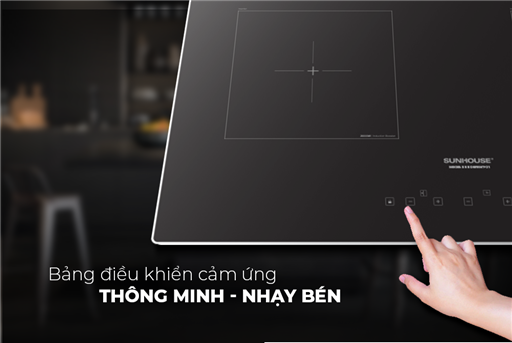 Bếp đôi điện từ Sunhouse SHB DI99MT-01 – ảnh 3