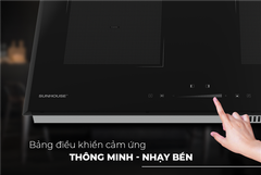Bếp đôi điện từ Sunhouse SHB-DI19 PLUS ảnh 3