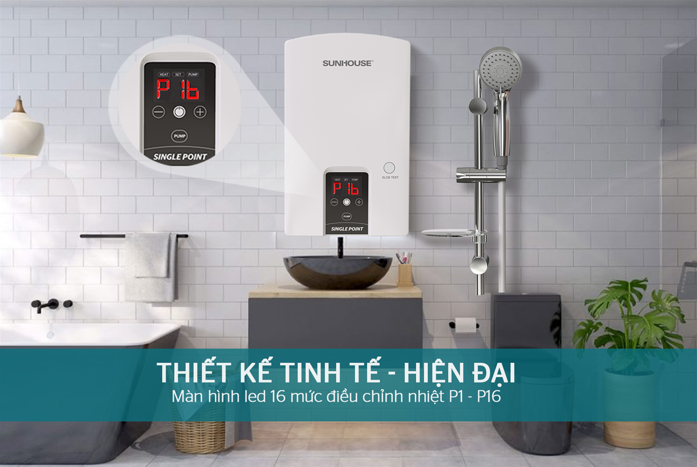 Máy nước nóng trực tiếp Sunhouse SHA9453EP – ảnh 7