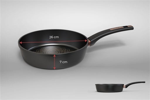 Chảo chống dính ultra titanium Sunhouse ST26B