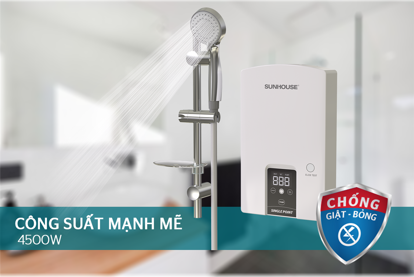 Máy nước nóng trực tiếp Sunhouse SHA9453EP – ảnh 8