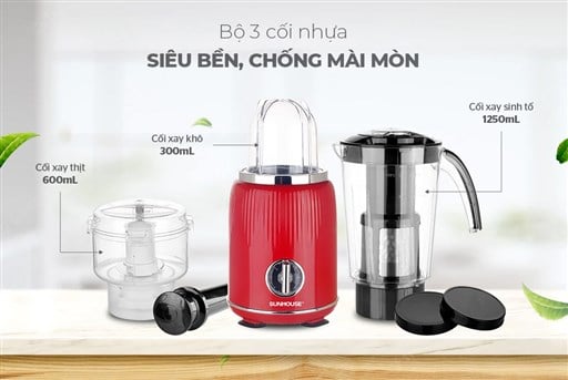 Máy xay sinh tố đa năng Sunhouse SHD5330R – ảnh 3