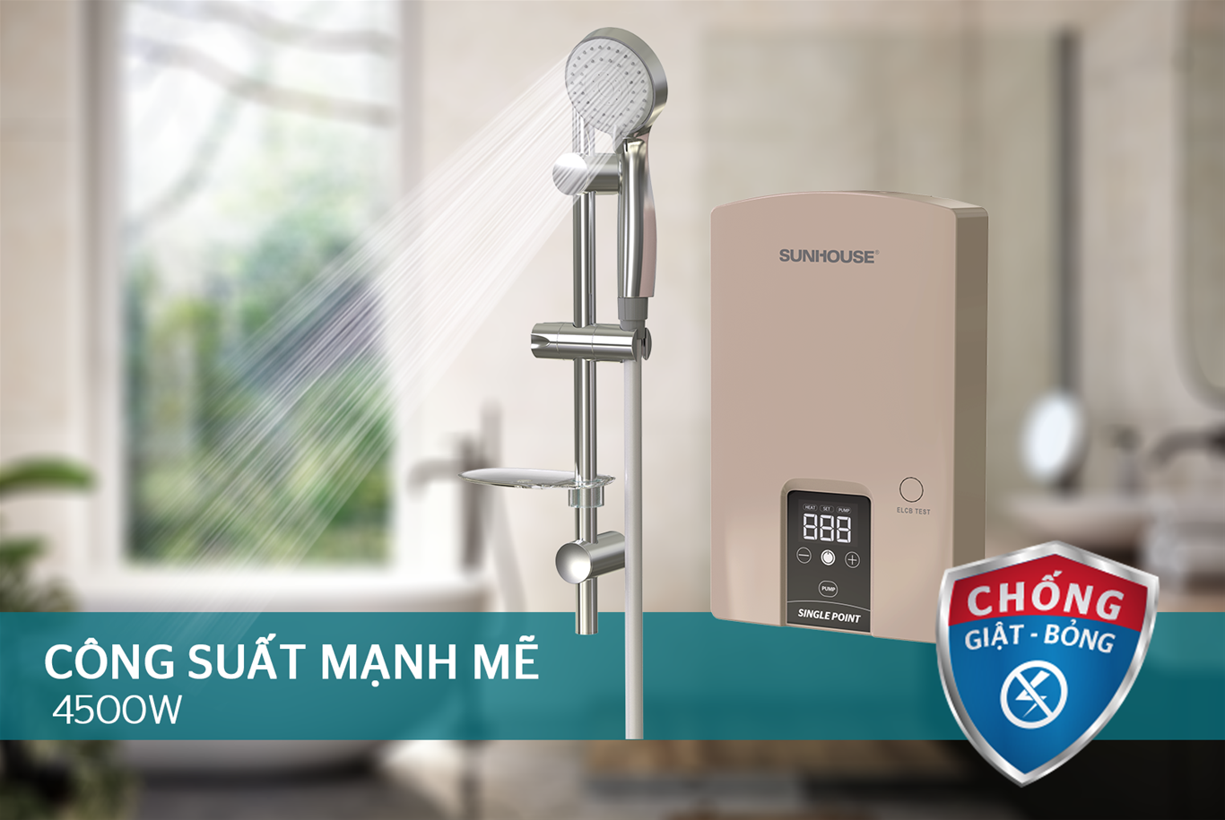Máy nước nóng trực tiếp Sunhouse SHA9454EP – ảnh 8
