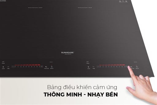 Bếp đôi điện từ Sunhouse SHB22-TQ – ảnh 4